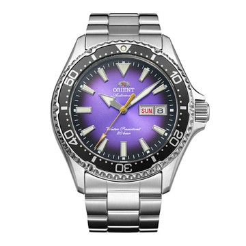 ORIENT 東方錶 RA-AA0827V Mako V系列 秋冬限定款潛水機械腕錶 紫面 41.8mm｜樂天領券現折★全館特惠中★指定刷卡回饋10%