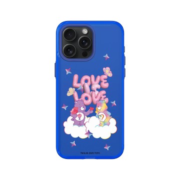iPhone 15 Pro Max Clear 激光藍 - Care Bears - Love Is Love