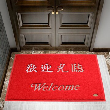迎賓墊 門墊 地墊進門入戶門絲圈腳墊家用大門口防滑地毯歡迎光臨出入平安門墊『CM40384』