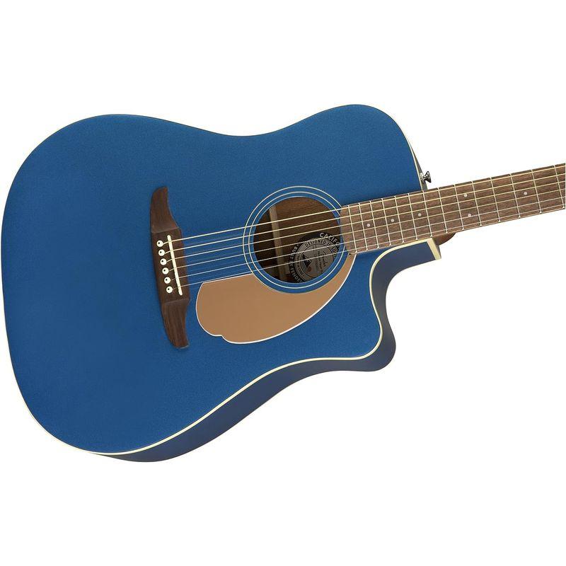 Fender エレアコ Redondo Player, Belmont Blue ソフトケース付属