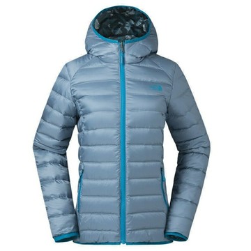 [ THE NORTH FACE ] 女 700fill羽絨 套接外套 藍 / 雙面穿外套 / NF0A35CMUBP {L}