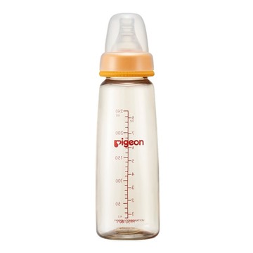 pigeon 貝親 一般口徑玻璃奶瓶 Y字孔 P00491OY 6個月以上  橘色  240ml  1個
