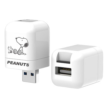 PhotoFast 銀箭資訊 Snoopy 備份方塊 充電同時備份 APP安全保存  白色