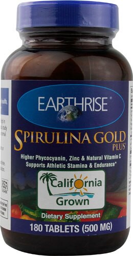 Earthrise Spirulina Gold Plus 180 Tablets