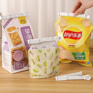 食材零食密封保鮮封口夾(附日期紀錄刻度)-18入 單一規格