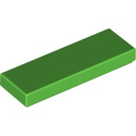 平滑磚 1x3 亮綠色 63864