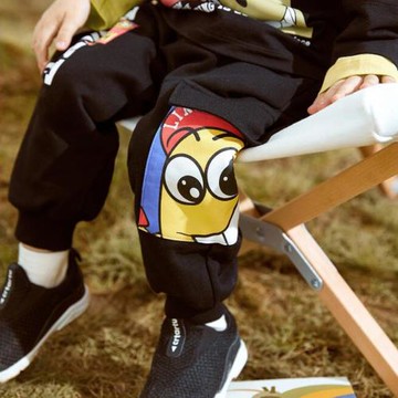 零也品牌童裝正品秋季新款韓版男童工裝運動褲洋氣男寶寶休閑長褲