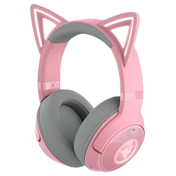 RAZER 雷蛇 Kraken 北海巨妖 Kitty V2 BT 耳罩式藍牙耳機麥克風  粉  RZ04-04860100-R3M1