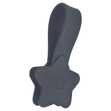 FANCY LIFE 磁吸帽子夾 矽膠材質 柔軟耐磨  黑色  1個