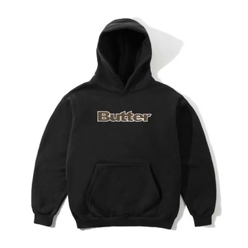 Butter Good Ripstop Logo Applique Pullover Hood 帽T 黑色 長袖 BG252A30900 [台灣現貨]