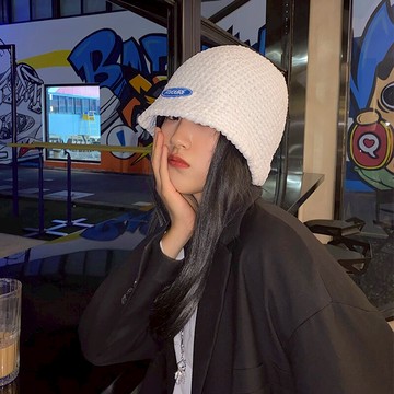 帽子新款網紅漁夫帽女秋冬季韓版潮百搭保暖針織毛線帽水桶帽