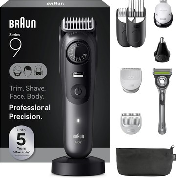 [6美國直購] Braun AIO9535 多功能修容造型器 電動刮鬍刀 除毛刀 Series 9 9535 1年保固
