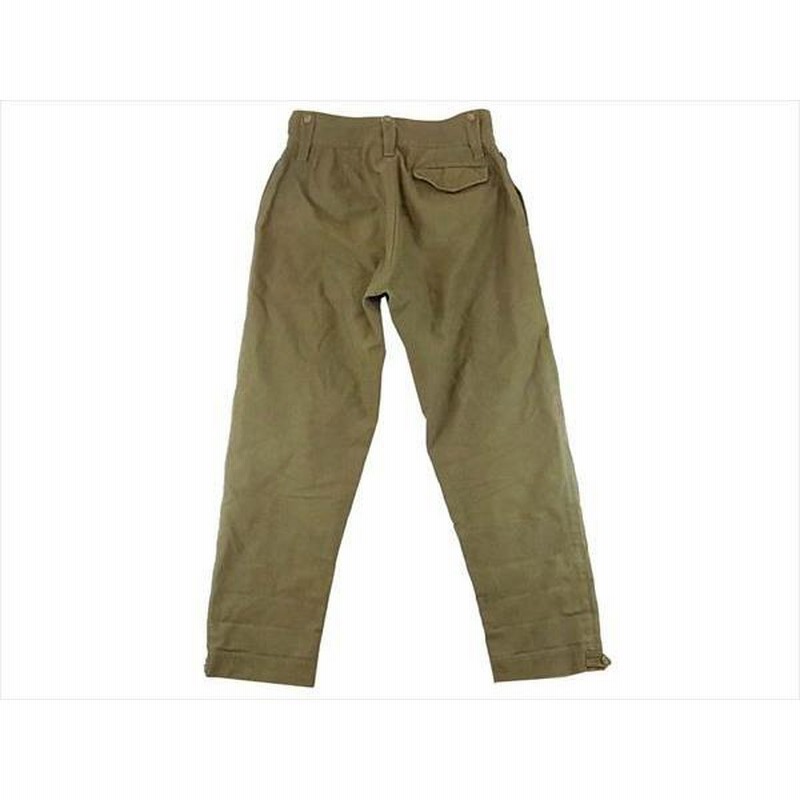 Nigel Cabourn ブリティッシュアーミーパンツ32 カーキ