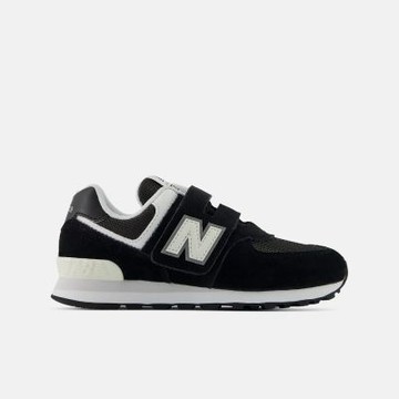 NEW BALANCE NB 運動鞋 童鞋 中童 大童 魔鬼氈 黑白 P574755-W楦