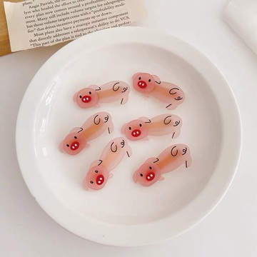 炒雞可愛!ins少女心發飾小豬發夾劉海夾粉色系發卡軟妹夾子頭飾