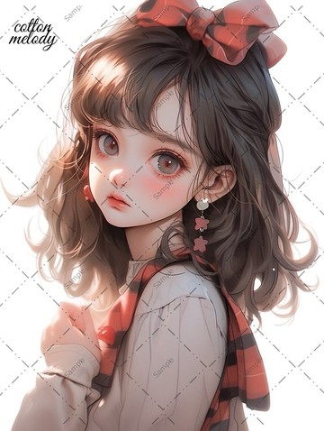 original sticker no.540 人物貼紙 原創貼紙 人物貼紙 女孩貼紙 原創人物貼紙