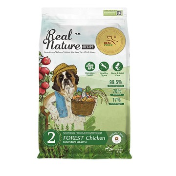REAL POWER 全犬2號 森林燉雞 腸胃健康配方4kg (犬糧/狗飼料/犬飼料)