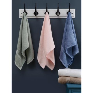 【加厚155g】竹纖維大毛巾男士柔軟吸水加厚女成人洗臉巾家用竹炭