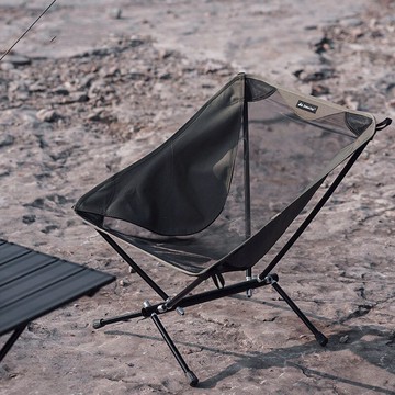 免運+開發票 戶外露營便攜式超輕鋁合金可折疊椅月亮椅子懶人靠背凳子舒服久坐