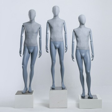 【含稅/免運】 男裝店全身模特西裝西服模特灰色包布模特商務男裝櫥窗陳列展示架