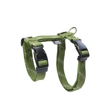 ELITE PET FLASH閃電系列 貓兔用胸背 軍綠