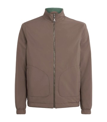 Fioroni Cashmere Reversible Bomber Jacket