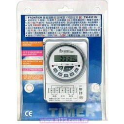 FRONTIER TM-6331S 微電腦數位式定時器 最小單位"秒" 110V/220V皆適用工業家庭兩相宜 電壓輸出