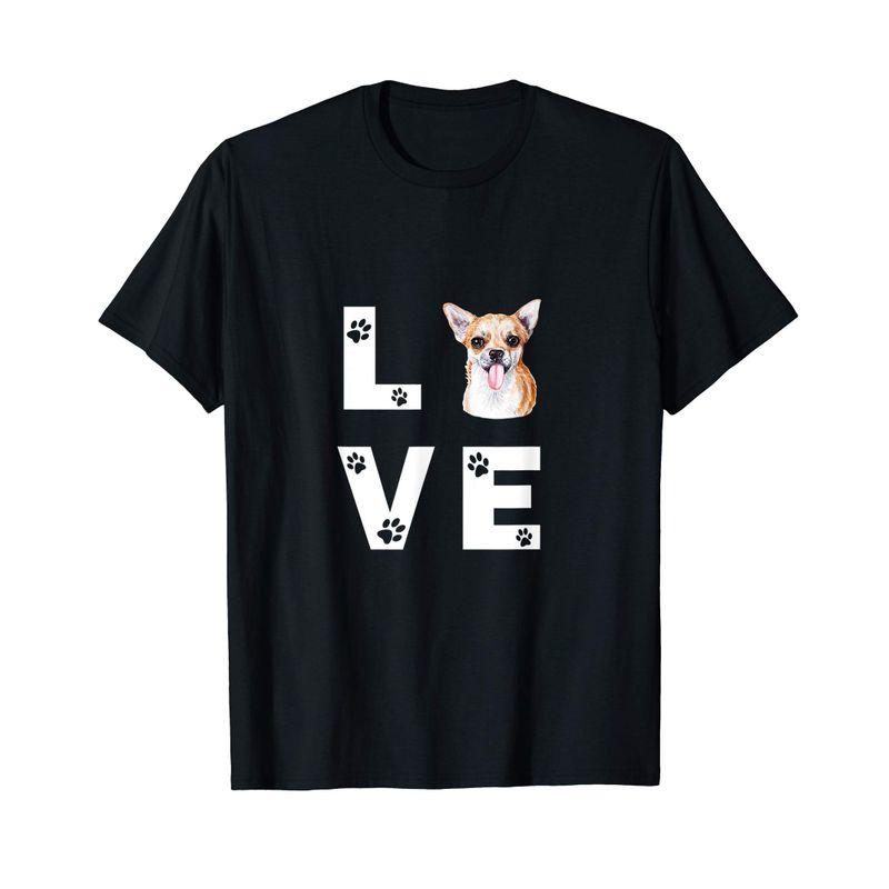 チワワ犬の子犬の愛の贈り物 Tシャツ