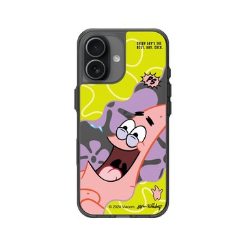 iPhone 17 Clear (相機按鈕) 酷墨灰 - 海綿寶寶 SpongeBob - 派大星哈哈哈