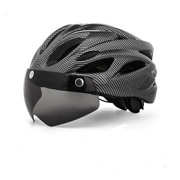 【磁吸一體】騎行頭盔 山地車頭盔 公路車頭盔 自行車頭盔 單車帽 運動頭盔 可拆卸風鏡 男女通用 夏季透氣 安全防護