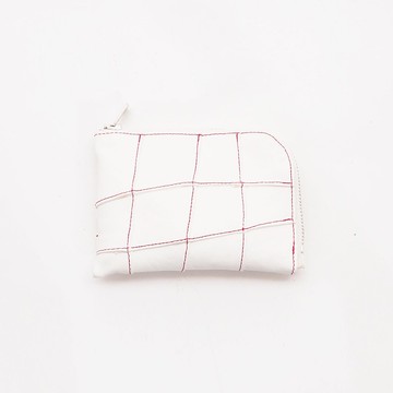 袋鼠皮錢包 白色/零錢包/卡夾/sw001wt