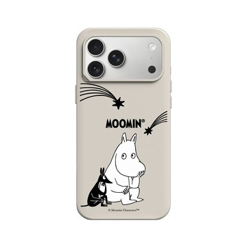 iPhone 17 Pro Max SolidX 貝殼灰 - Moomin - 陪你去看流星雨