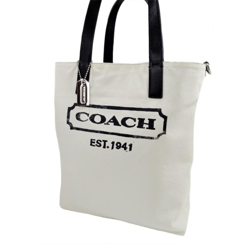 未使用品】 COACH 【コーチ】 ヒューゴ・ギネス コラボ 限定 リバーシブル トートバッグ 70611 （1784） | LINEショッピング