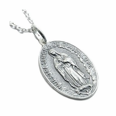 ネックレストップ メンズ シルバー マリア メダイ いぶしマット 大 人気 かっこいい シルバー925 ペンダントトップ チェーンなし プレゼント 通販 Lineポイント最大get Lineショッピング