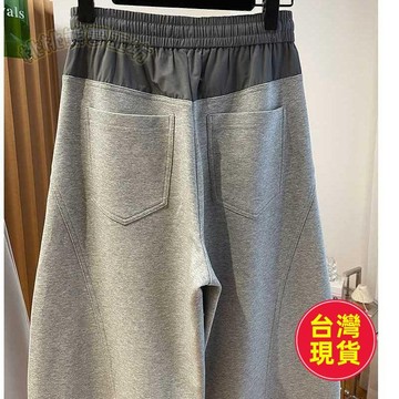 【正版2025春秋新款】彎刀褲 香蕉褲 高腰闊腿長褲 百搭休閒長褲 彎刀長褲 寬褲 高腰長褲 香蕉褲女 歐貨拼接 台灣出