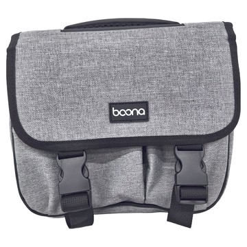 baona 包納 單肩相機包 BN-H017 灰色 24x13.5x20cm  1個