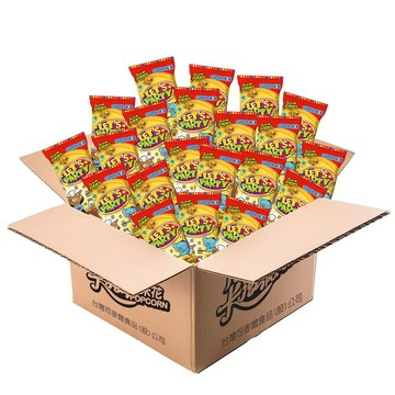 【卡滋爆米花】歡樂爆米花隨手包12g*100包/箱-單一口味共三款(美式焦糖牛奶/經典鹹甜/美式特濃巧克力)