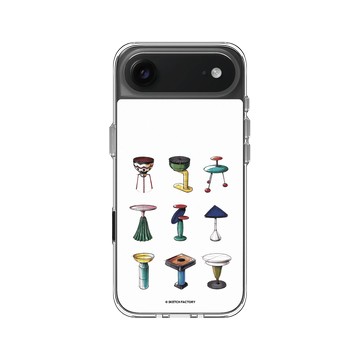 iPhone Air Clear Case（相機按鈕） 透明 - Sketch Factory - 檯燈素描