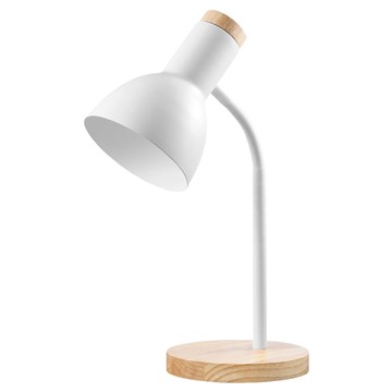 Kinyo 原木質感檯燈 PLED-424  白色 + 原木色