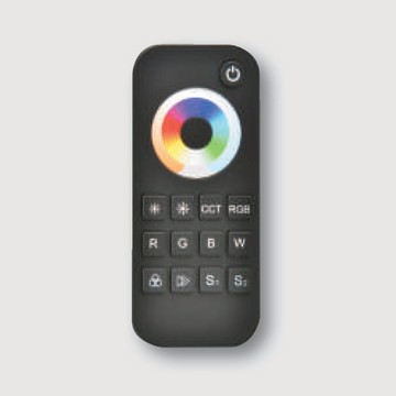 RGB+雙色遙控器(四區) F28-LG-3337