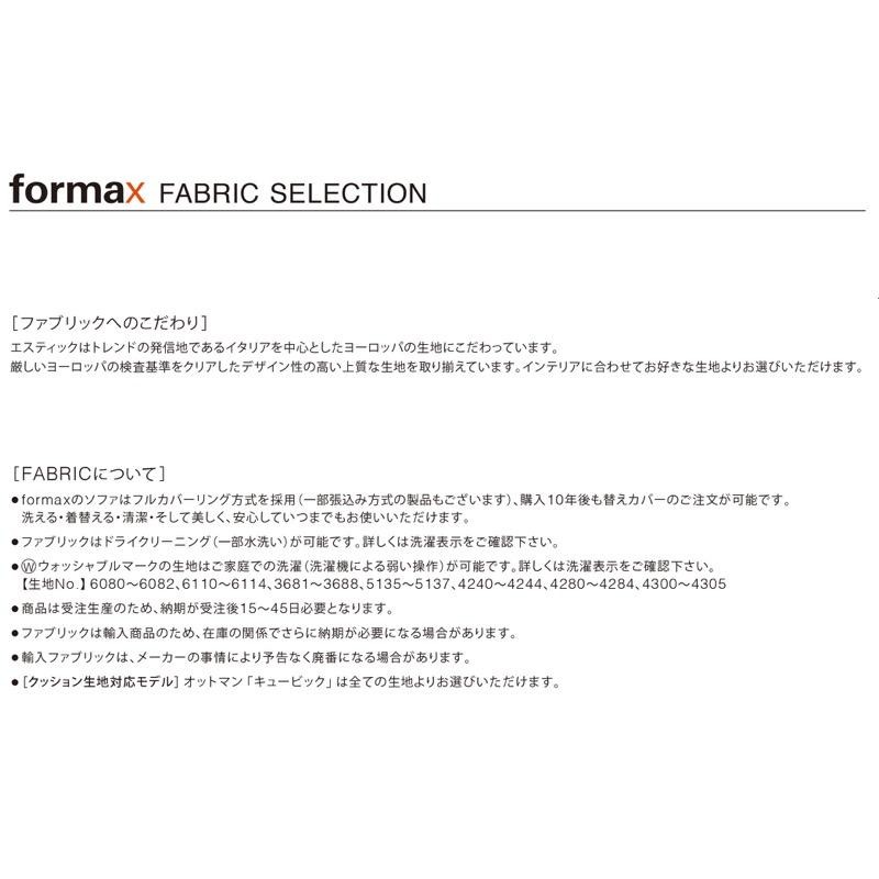 formax フォルマックス ジョイン JOIN 2Pソファ 張地ランク6 二人掛け