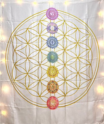 獨家創作 喜悅禪七脈輪生命之花曼陀羅2020Art入選獎 正性的力量