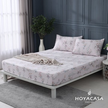 HOYACASA 60支天絲枕套床包枕套三件組- 萊茵花畔(雙人)