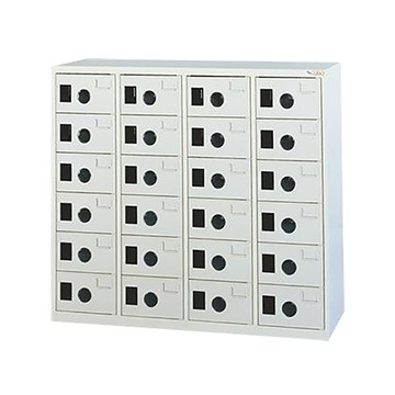 大富鋼製小格鞋櫃/MC-6024A/24格/米白