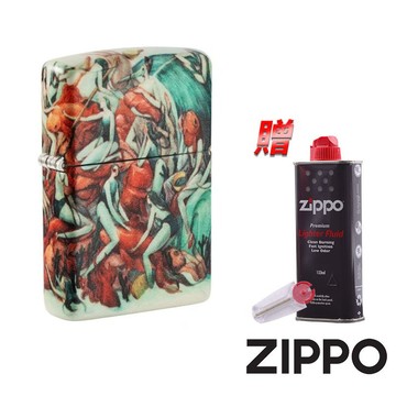 [隔日到貨] ZIPPO 防風打火機 瑪麗亞．蒂理娜 49392 黃銅 美國製 煤油打火機