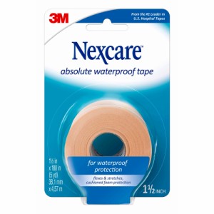 Nexcare Absolute Waterproof Wide Tape 1.5 X yd. Per Roll Rolls