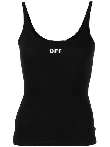 Off White `Off Stamp` Ribbed Tank Top