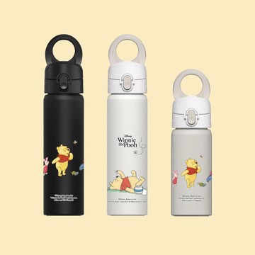 AquaStand磁吸水壺-不鏽鋼保溫瓶480/700ml∣小熊維尼系列