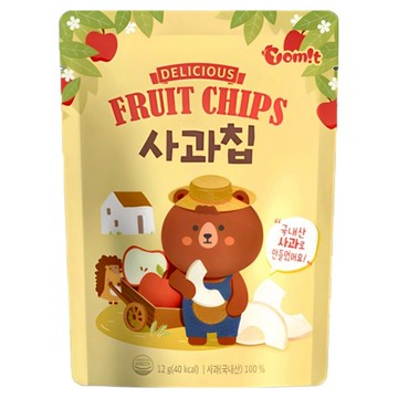 Yomit 寶寶乾水果片 蘋果  12g  1包