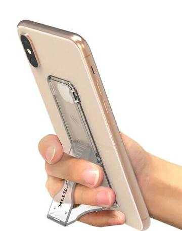 強強滾優選~ KIK Stik 多用途超薄手機支架 黑、透